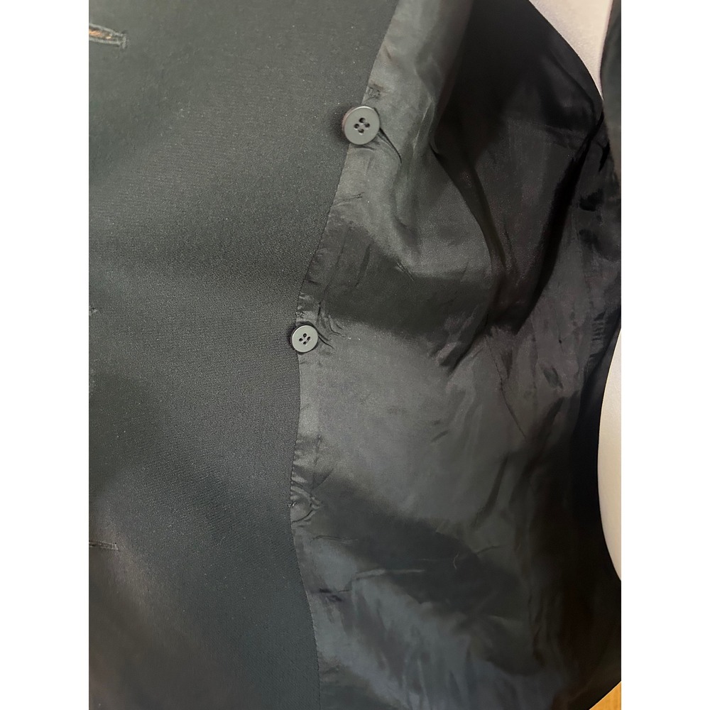 Liz Claiborne Collection Black Double Breasted Blazer Women Size 12 lightweight - Picture 9 of 14